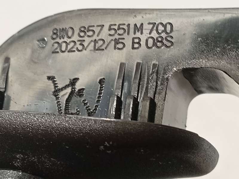 Recambio de parasol izquierdo para audi a5 sportback (f5a, f5f) 35 tdi referencia OEM IAM 8W0857551M7C0 8W0857551K7C0 - Blanco 4