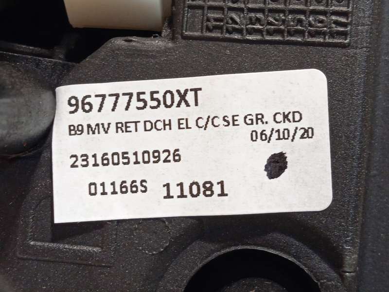 Recambio de retrovisor derecho para citroën berlingo multispace (b9) 1.6 bluehdi 100 referencia OEM IAM 96777550XT 1679996880 6