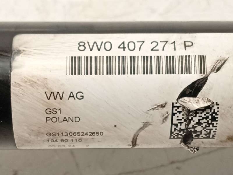 Recambio de transmision delantera derecha para audi a5 sportback (f5a, f5f) 35 tdi referencia OEM IAM 8W0407271P - Blanco 4