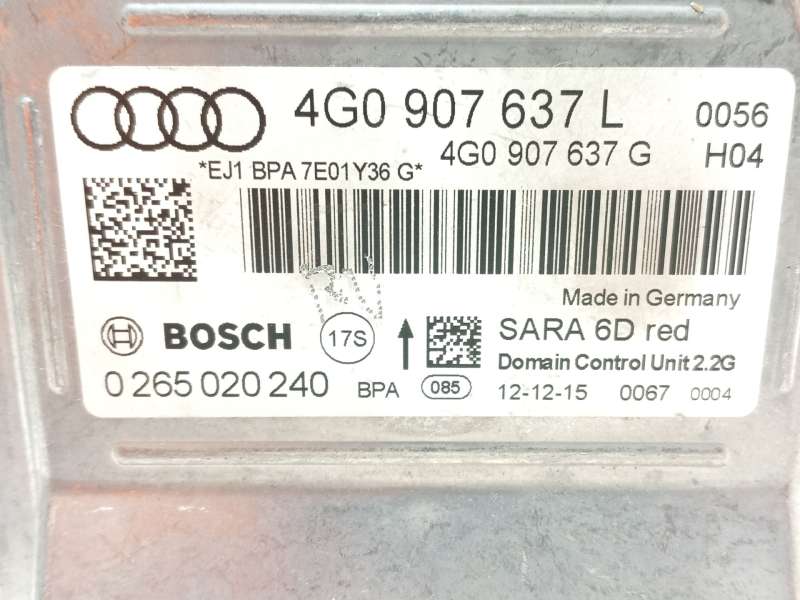 Recambio de modulo electronico para audi r8 (4s3, 4sp) 5.2 fsi quattro referencia OEM IAM 4G0907637L  0265020240 - Amarillo 4