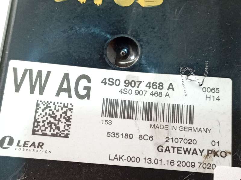 Recambio de modulo electronico para audi r8 (4s3, 4sp) 5.2 fsi quattro referencia OEM IAM 4S0907468A - Amarillo 4