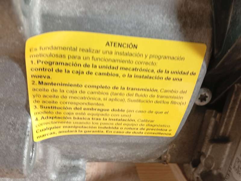 Recambio de caja cambios para audi q2 (gab, gag) 30 tdi referencia OEM IAM UBZ 0CW300050L00E FD7CW002 - Blanco 5