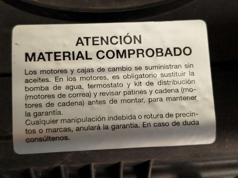Recambio de motor completo para kia venga (yn) 1.4 cvvt referencia OEM IAM G4FA - Blanco 6