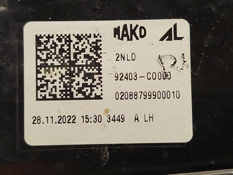 Recambio de piloto trasero izquierdo interior para hyundai i20 iii (bc3, bi3) 1.2 referencia OEM IAM 92403C0000 92403CO000 - Gris 3