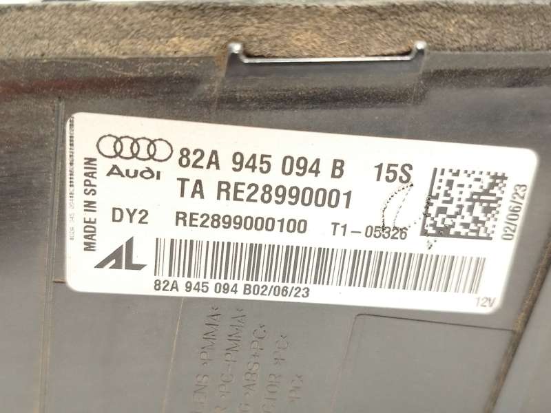 Recambio de piloto trasero derecho interior para audi a1 allstreet (gbh) 30 tfsi referencia OEM IAM 82A945094B - Gris 5