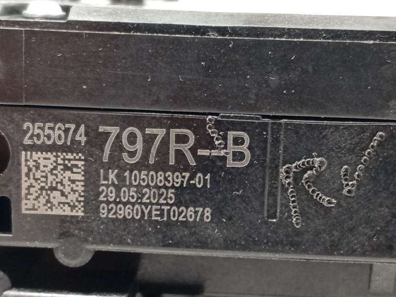 Recambio de mando intermitentes para dacia sandero iii 1.0 tce 90 eco-g referencia OEM IAM 255674797R 255543182R - Negro 8