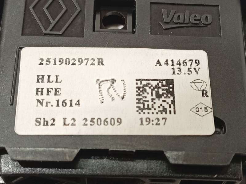 Recambio de mando luces para dacia sandero iii 1.0 tce 90 eco-g referencia OEM IAM 251902972R - Negro 4