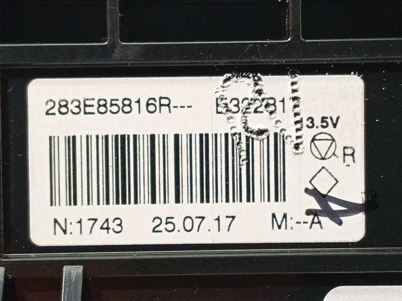 Recambio de mando multifuncion para dacia sandero iii 1.0 tce 90 eco-g referencia OEM IAM 283E85816R - Negro 5