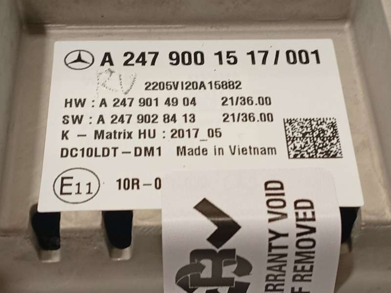 Recambio de pantalla multifuncion para mercedes-benz glb (x247) glb 220 d 4-matic (247.615) referencia OEM IAM A2479001517 - Rojo 6