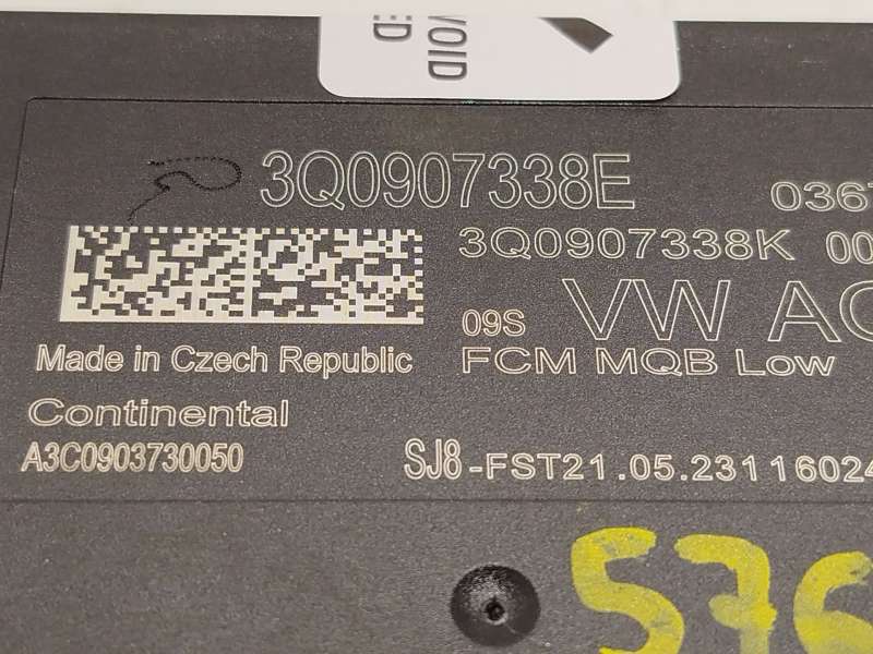 Recambio de modulo electronico para audi a1 allstreet (gbh) 30 tfsi referencia OEM IAM 3Q0907338E  A3C0903730050 - Gris 3