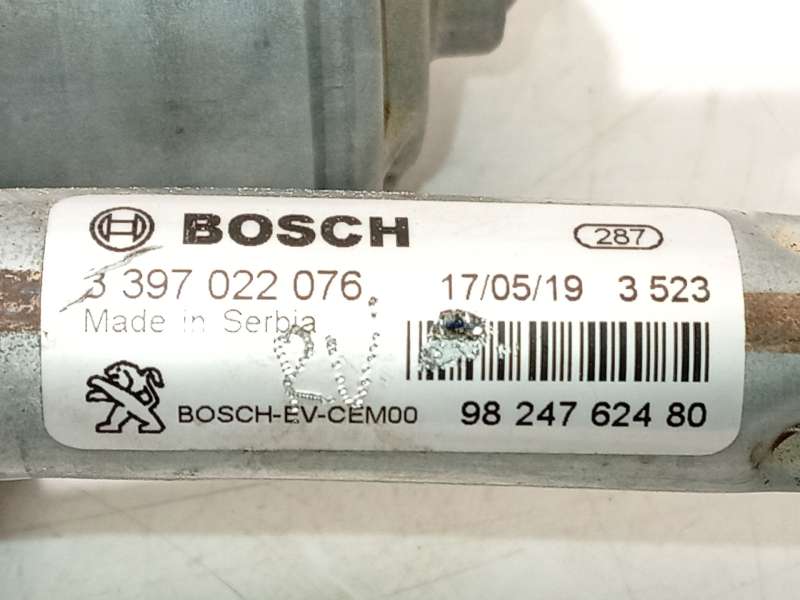 Recambio de motor limpia delantero para peugeot 3008 ii suv (mc_, mr_, mj_, m4_) 1.5 bluehdi 130 referencia OEM IAM 9824762480 5