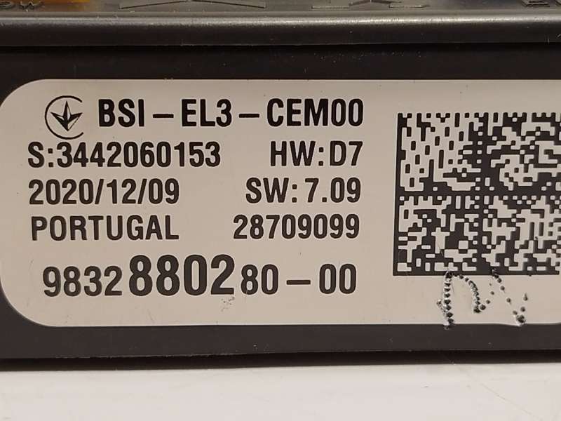 Recambio de caja reles / fusibles para peugeot partner furgón/monospace (k9) 1.5 bluehdi 100 referencia OEM IAM 9832880280 16810 - Blanco 4
