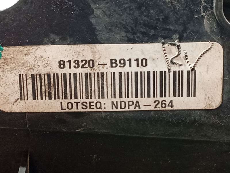 Recambio de cerradura puerta delantera derecha para hyundai i10 ii (ba, ia) 1.2 referencia OEM IAM 81320B9110 4