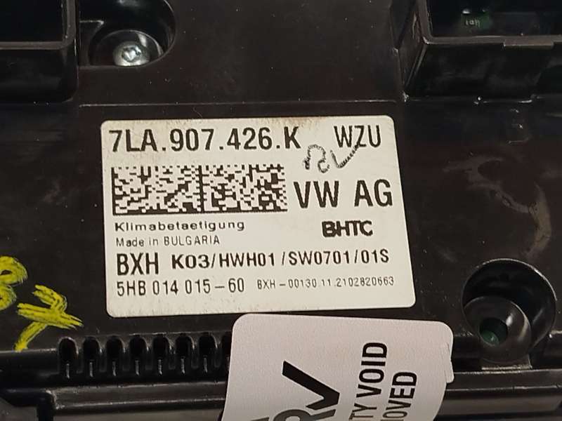Recambio de mando climatizador para volkswagen transporter t6 furgoneta (sga, sgh, sha, shh) 2.0 tdi referencia OEM IAM 7LA90742 5