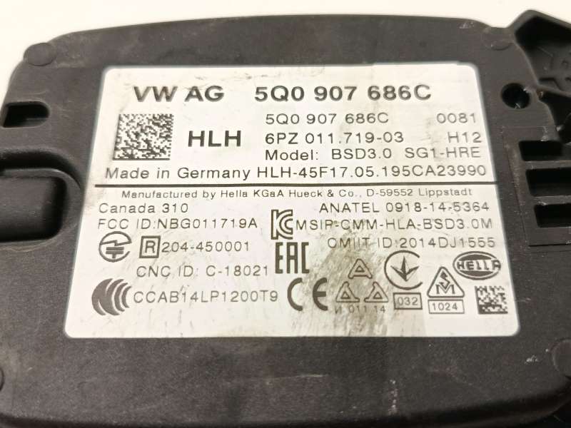 Recambio de modulo electronico para seat arona (kj7, kjp) 1.0 tsi referencia OEM IAM 5Q0907686C  6PZ011719 5