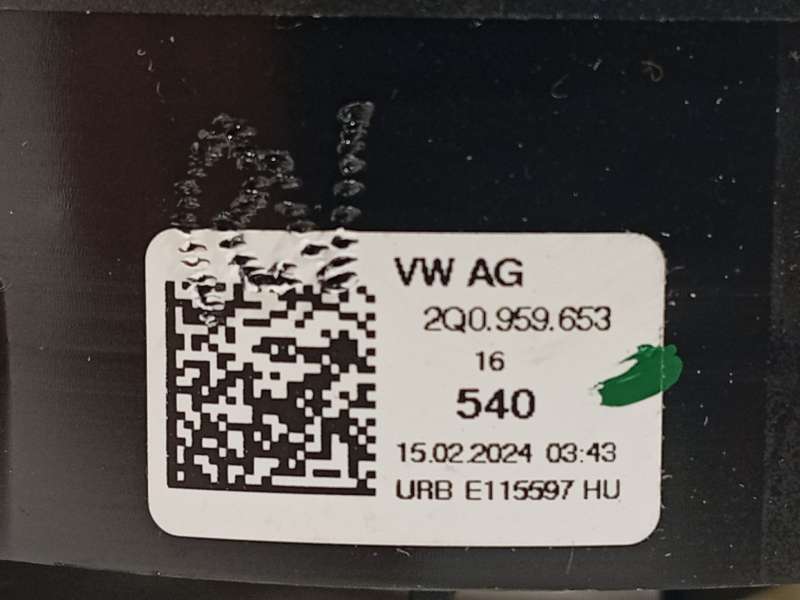 Recambio de anillo airbag para volkswagen t-cross (c11, d31) 1.0 tsi referencia OEM IAM 2Q0959653 - Negro 4