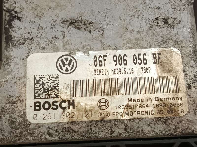 Recambio de centralita motor uce para seat leon (1p1) 2.0 fsi referencia OEM IAM 06F906056BF  0261S02121 - Negro 5