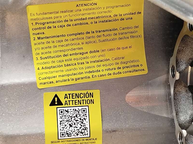 Recambio de caja cambios para seat ibiza v (kj1, kjg) 1.5 tsi referencia OEM IAM WQA 0CW300053Q002 FD7CW006 7