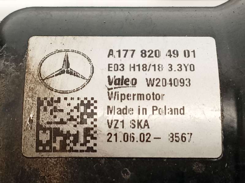 Recambio de motor limpia delantero para mercedes-benz cla (c118) cla 250 e (118.386) referencia OEM IAM A1778204901 A1778203701 - Gris 4