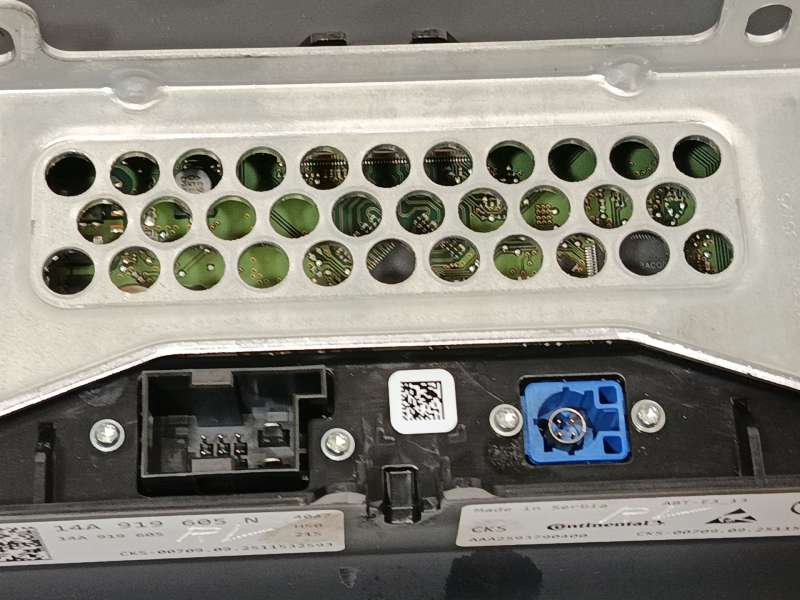 Recambio de pantalla multifuncion para volkswagen tiguan 2,0 tig referencia OEM IAM 14A919605N  AAA2593790400 5