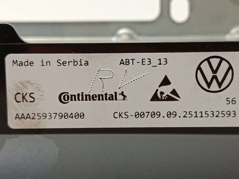 Recambio de pantalla multifuncion para volkswagen tiguan 2,0 tig referencia OEM IAM 14A919605N  AAA2593790400 7