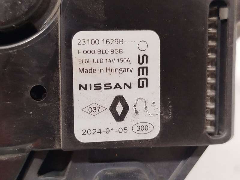 Recambio de alternador para dacia sandero iii 1.0 tce 90 referencia OEM IAM 231001629R  F000BL08GB - Blanco 5