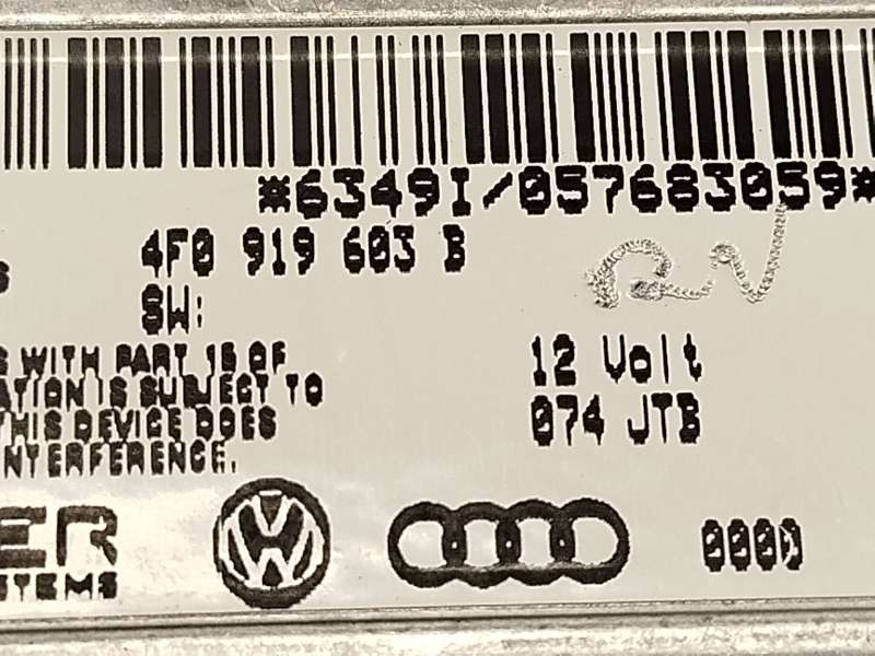 Recambio de pantalla multifuncion para audi a6 c6 (4f2) 2.0 tdi referencia OEM IAM 4F0919603B 5