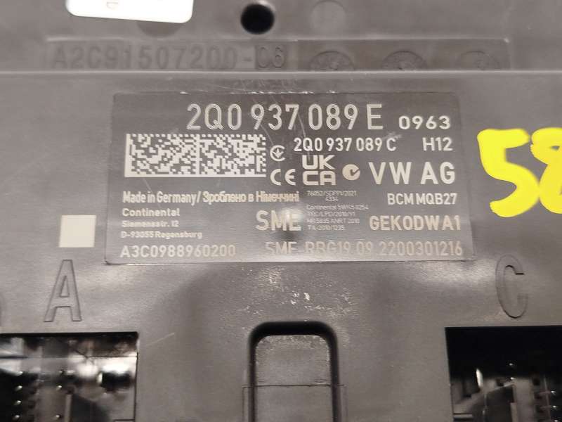 Recambio de centralita confort para skoda kamiq (nw4) 1.0 tsi referencia OEM IAM 2Q0937089E 2Q0937089C A3C0988960200 - Gris 4