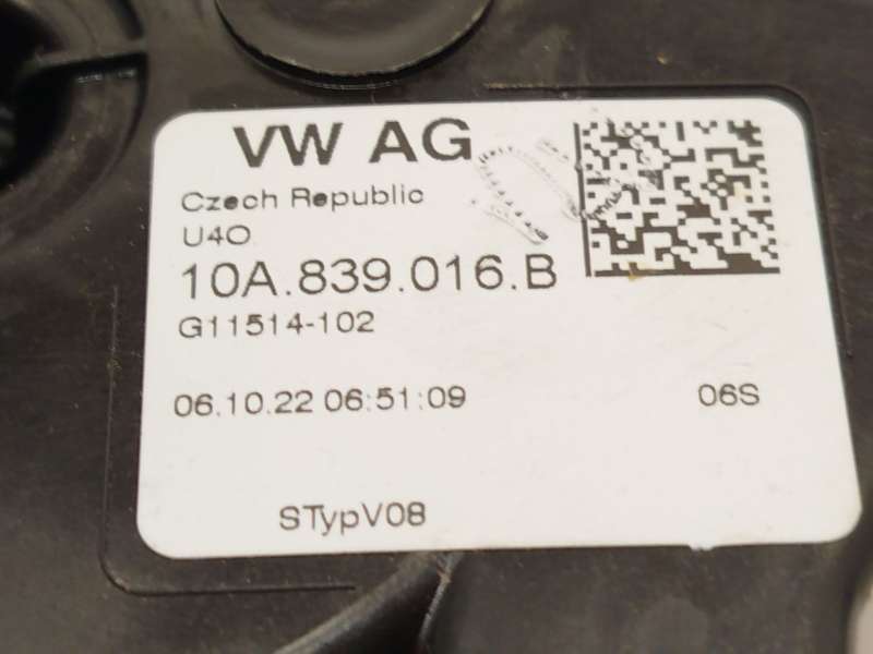Recambio de cerradura puerta trasera derecha para skoda kamiq (nw4) 1.0 tsi referencia OEM IAM 10A839016B - Gris 3