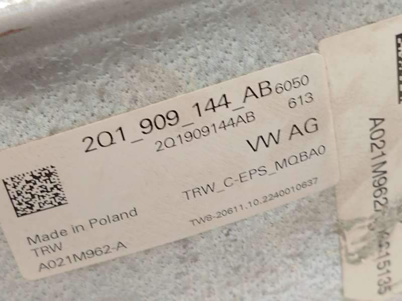 Recambio de columna direccion para skoda kamiq (nw4) 1.0 tsi referencia OEM IAM 2Q1423510BP 2Q1909144AB - Gris 5