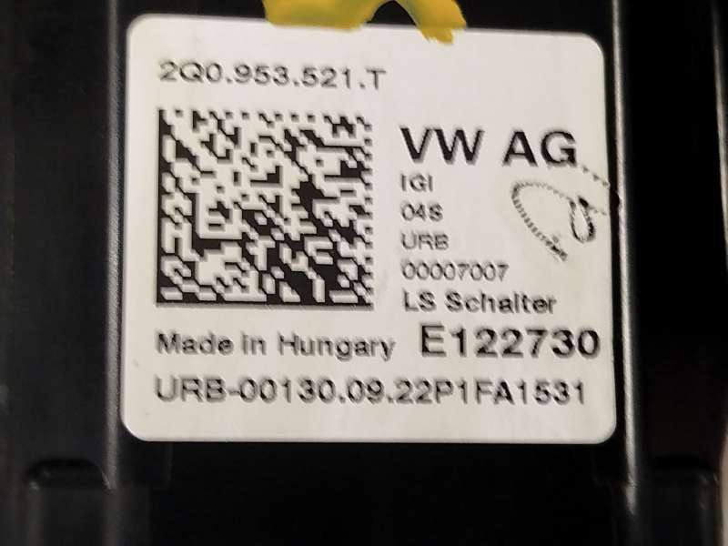 Recambio de mando intermitentes para skoda kamiq (nw4) 1.0 tsi referencia OEM IAM 2Q0953521T - Gris 8