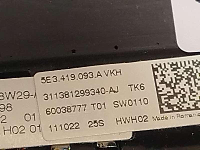 Recambio de volante para skoda kamiq (nw4) 1.0 tsi referencia OEM IAM 5E3419093AVKH - Gris 6