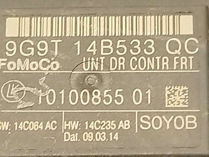 Recambio de modulo confort para ford s-max (wa6) 2.0 tdci referencia OEM IAM 9G9T14B533QC 1812359 3