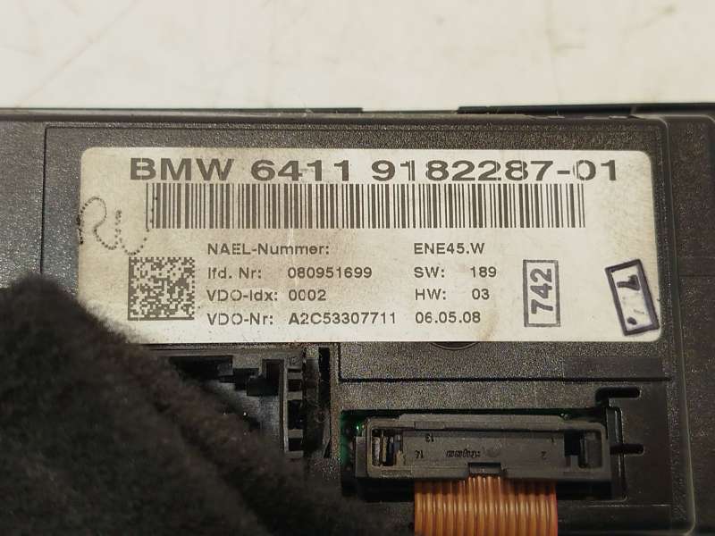Recambio de mando climatizador para bmw 3 (e90) 320 d referencia OEM IAM 64119182287  A2C53307711 - Antracita 5