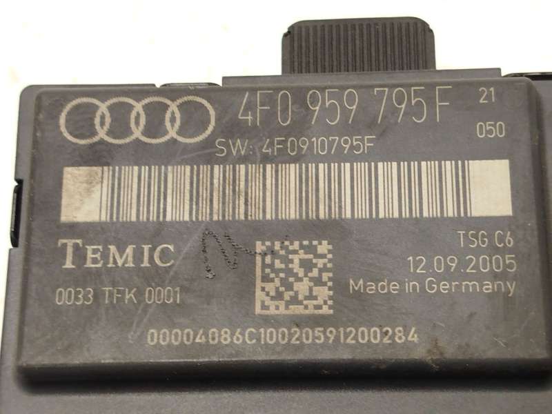 Recambio de modulo confort para audi a6 c6 (4f2) 2.0 tdi referencia OEM IAM 4F0959795F 4