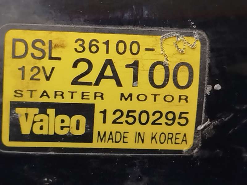 Recambio de motor arranque para hyundai i30 (fd) 1.6 crdi referencia OEM IAM 361002A100  1250295 - Rojo 5