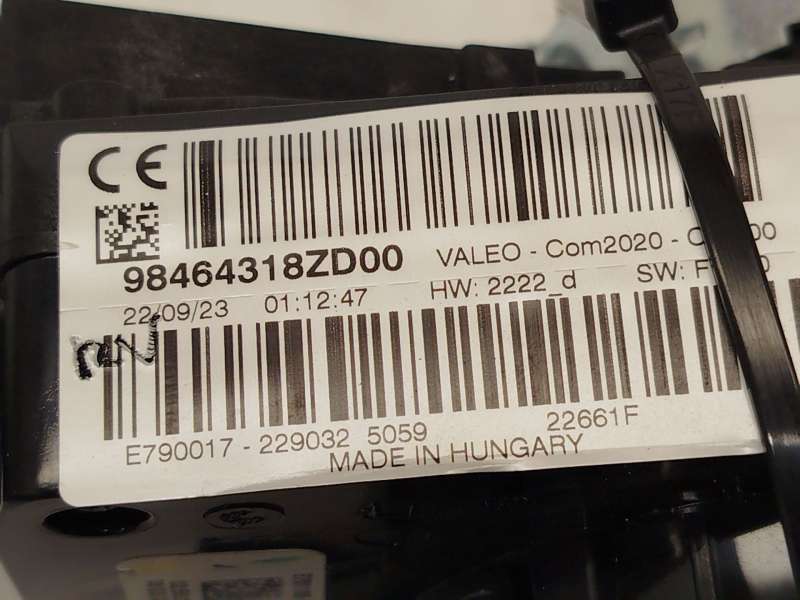 Recambio de mando intermitentes para jeep avenger referencia OEM IAM 98464318ZD - Negro 7