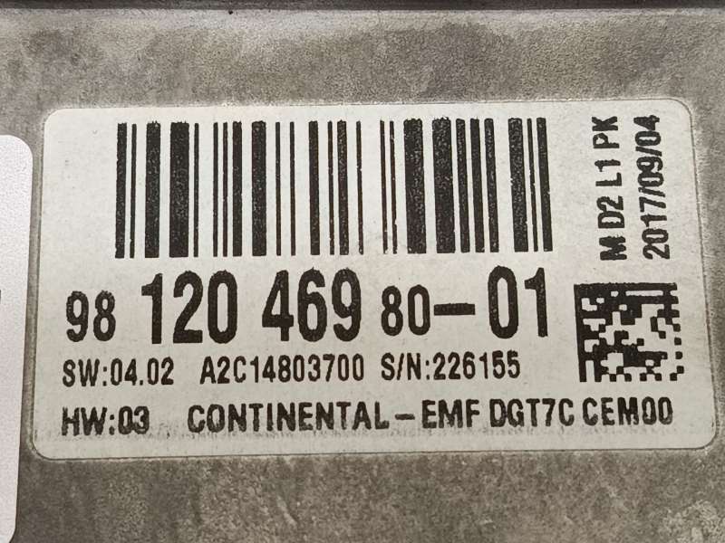 Recambio de pantalla multifuncion para citroën c-elysee (dd_) 1.6 vti 115 (ddnfp0, ddnfp6, ddnfp9) referencia OEM IAM 9812046980 - Negro 5