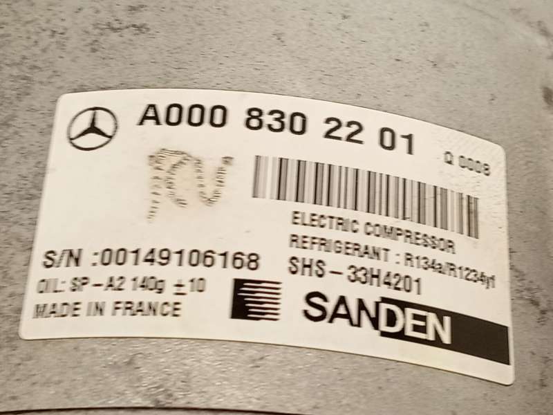 Recambio de compresor aire acondicionado para mercedes-benz cla (c118) cla 250 e (118.386) referencia OEM IAM A0008302201 - Gris 6