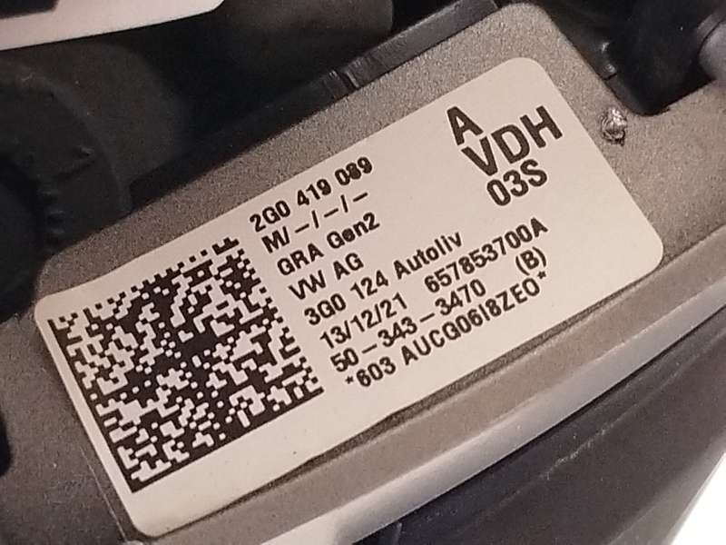 Recambio de volante para volkswagen transporter t6 furgoneta (sga, sgh, sha, shh) 2.0 tdi referencia OEM IAM 2G0419089AVDH 7