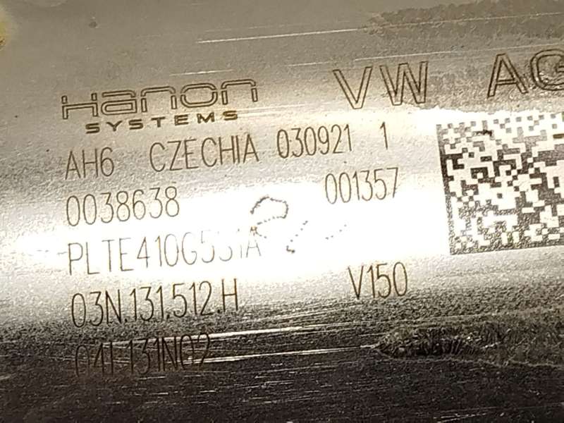 Recambio de enfriador egr para volkswagen transporter t6 furgoneta (sga, sgh, sha, shh) 2.0 tdi referencia OEM IAM 03N131512H 4