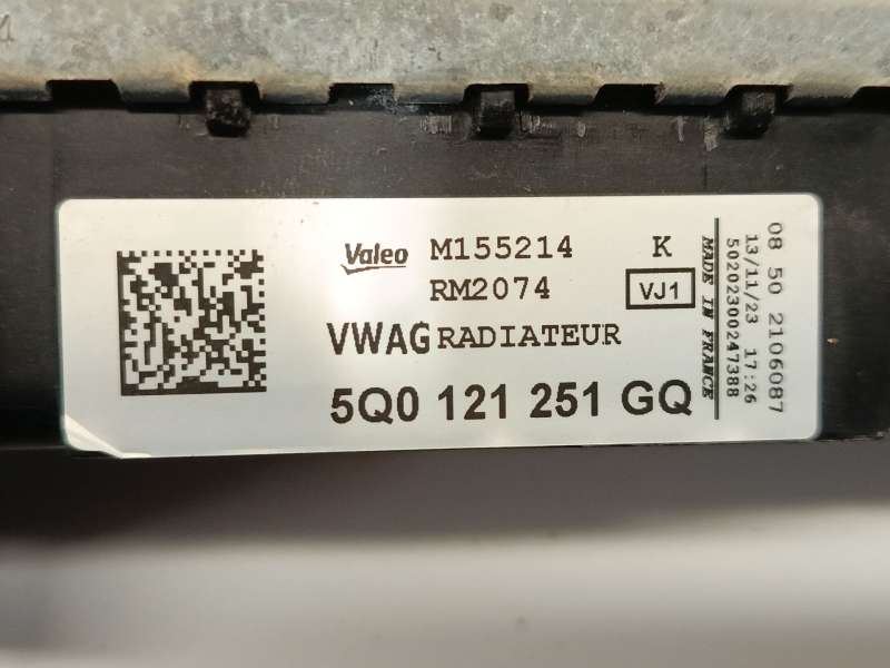 Recambio de radiador agua para seat leon (kl1, klg) 1.5 etsi referencia OEM IAM 5Q0121251GQ  M155214 4