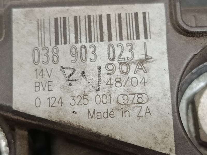 Recambio de alternador para seat ibiza iii (6l1) 1.9 tdi referencia OEM IAM 038903018P 038903018PX 5