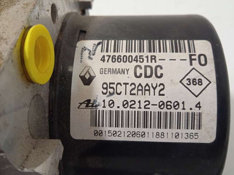 Recambio de abs para renault fluence z.e. dynamique referencia OEM IAM 476600451R 28561260013 10021206014 6