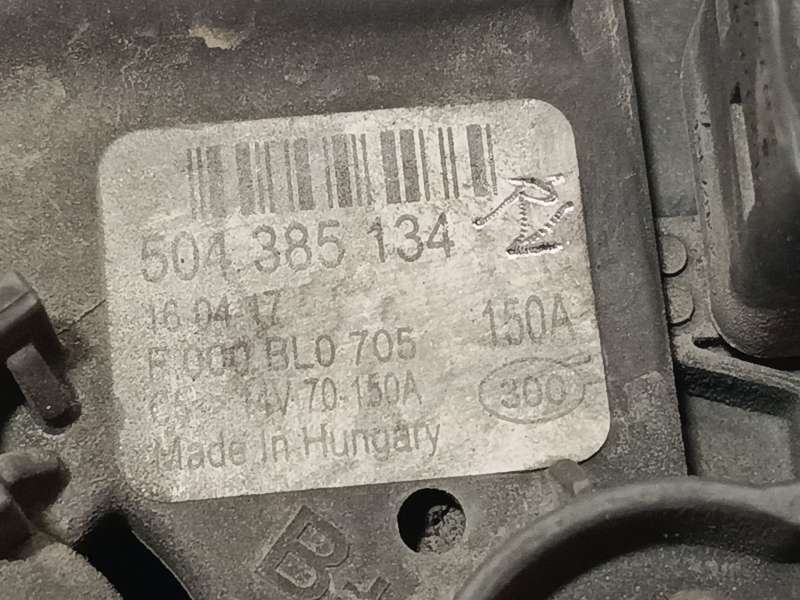 Recambio de alternador para fiat ducato furgoneta (250_) 130 multijet 2,3 d referencia OEM IAM 504385134  F000BL0705 - Blanco 5