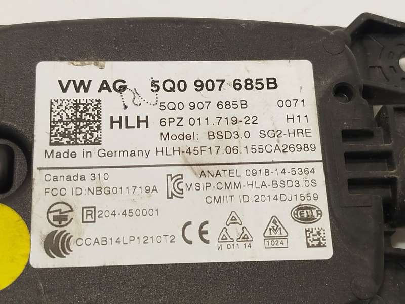 Recambio de modulo electronico para skoda superb iii station wagon (3v5) 2.0 tdi referencia OEM IAM 5Q0907685B  6PZ011719 4