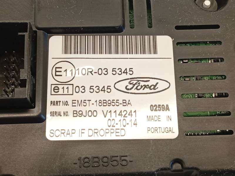 Recambio de pantalla multifuncion para ford grand c-max (dxa/cb7, dxa/ceu) 1.6 tdci referencia OEM IAM EM5T18B955BA 2014481 4