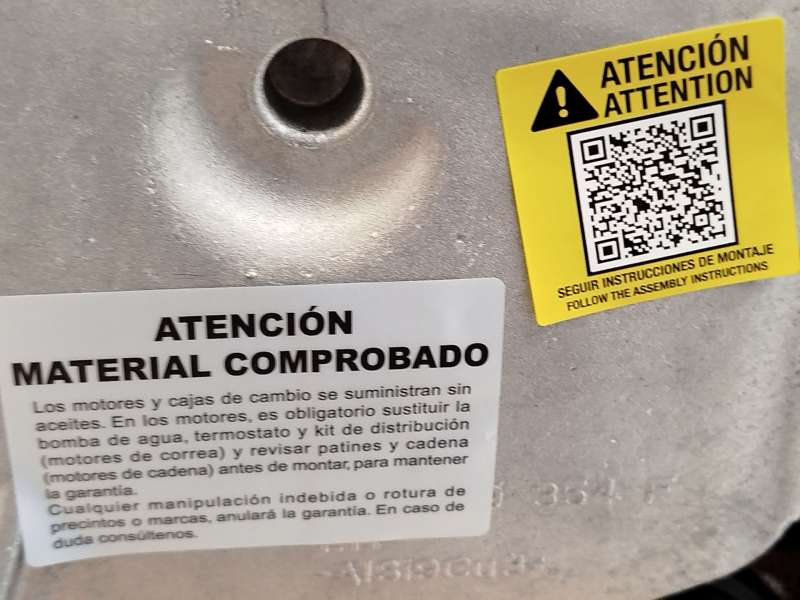 Recambio de motor completo para seat tarraco (kn2) 2.0 tfsi 4drive referencia OEM IAM DNP DNPA 8