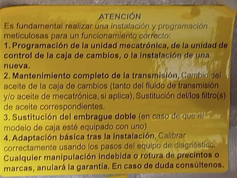 Recambio de caja cambios para seat arona (kj7, kjp) 1.0 tsi referencia OEM IAM WPZ 0CW300053H001 FD7CW005 7