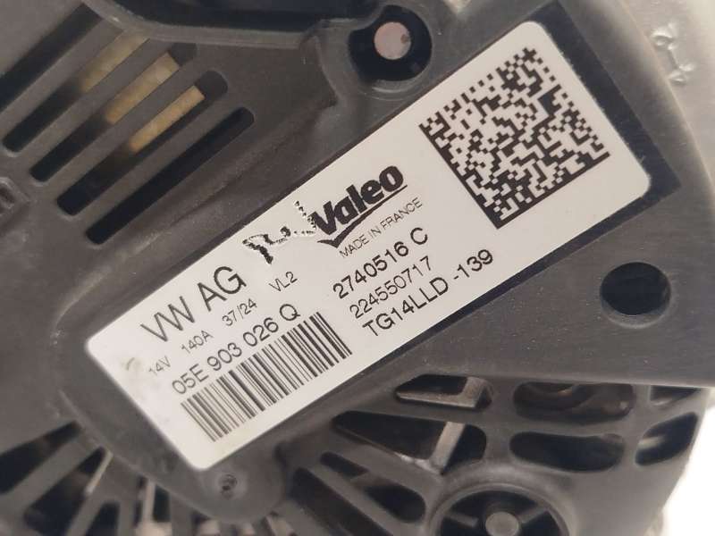 Recambio de alternador para seat ibiza v (kj1, kjg) 1.5 tsi referencia OEM IAM 05E903026Q 2740516C TG14LLD 4